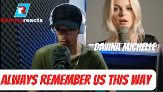 Download Davina Michelle - Always Remember Us This Way (Lady Gaga Cover) | REACTION MP3