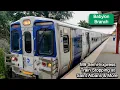LIRR M9 Babylon Branch Express Train Stopping at Saint Albans More