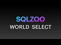 SQLZOO Select From World
