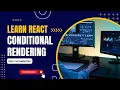 React Conditional Rendering Ternary Operator in React JS in Hindi