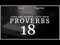 Proverbs 18 - Day 18 NASB OneWayGospel