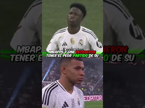 Mbappé y Vini decidieron tener el peor partido de su carrera y el Real Madrid perdió 1 a 0.