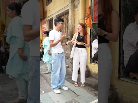 French Girl Tries Indian Street Food for the First Time