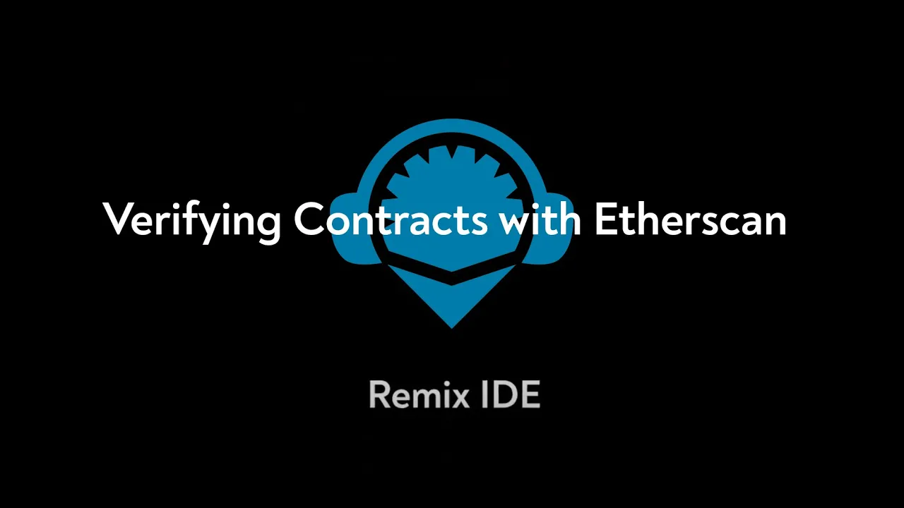 Verifying Contracts in Remix with Etherscan