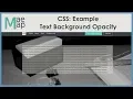 CSS Text Background Opacity OLD