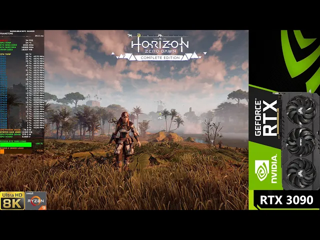 Horizon Zero Dawn 8K | RTX 3090 | Ryzen 3950X OC