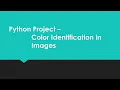 Color Identification in Images