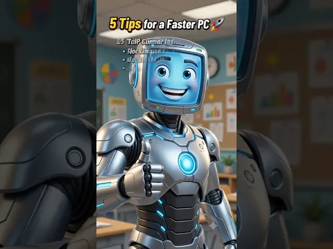 🚀 మీ కంప్యూటర్ Slow గా ఉందా? నేను చెప్పే ఈ 5 Tips Follow అవ్వండి! #ComputerTips #TechShorts