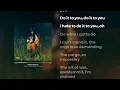 SZA - Seek & Destroy (Lyrics)