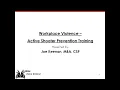 Active Shooter Training 2024 Empower Your Workplace Preventing Violence Handling Crisis Situations
