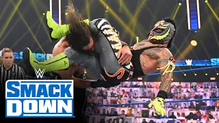 rey mysterio vs seth rollins no holds barred match smackdown nov 13 2020