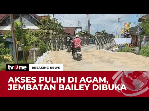 Jembatan Bailey di Agam Sudah Bisa Dilalui Kendaraaan, Maksimal 8 Ton