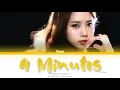 Lagu YOONA 4 Minutes Color Coded Lyrics (Eng)