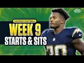 Week 9 Fantasy Football Lineup Breakdown MUST START SIT Players 2025 Fantasy Football Advice