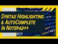 How to get syntax highlighting and auto-complete for DAX in Notepad