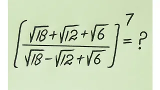 France l can you simplify?? l Hard Olympiad Math Simplification problem