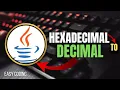 Hexadecimal to decimal conversion in Java Easy Coding