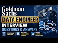 Goldman Sachs Data Engineer Interview Questions and Answers