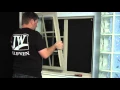 How to Remove and Operating Sash and Track to Install a Premium Atlantic Vinyl Sliding or Rolling Wi
