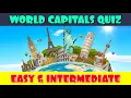 Guess the World Capitals Quiz Part 1