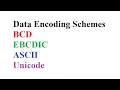 Data Encoding BCD EBCDIC ASCII UNICODE in Urdu Hindi