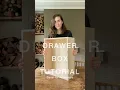 Easy Drawer Box Tutorial - How to Build a Drawer Box #drawerbox #diycabinet  #diybuiltincabinet