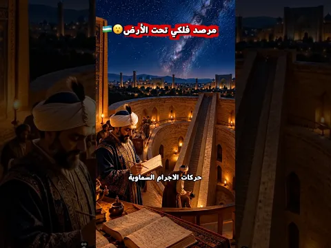 مرصد فلكي تحت الارض😮 في سمرقند 🇺🇿 #explore #سمرقند