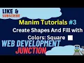 Manim Tutorial Drawing and Animating Squares with Python Code Learn Animation Basics