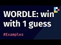 Solve WORDLE on the first guess with real-time data