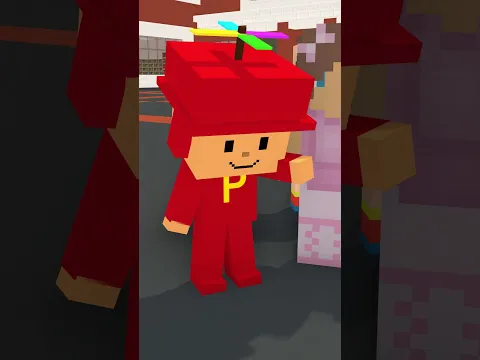 POCOYO JUEGA VERDAD O RETO #shorts #minecraft  #robux #roblox #pocoyo