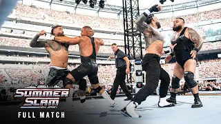 FULL MATCH Roman Reigns Jey Uso vs Bron Breakker Bronson Reed SummerSlam 2025