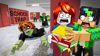 Jack Trapped in Zombie School|Roblox zombie school full video
