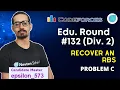 Recover an RBS Codeforces Educational Round 132 Div2 Problem C