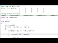 How to Use Nested For Loop Function in C Language AHS Matrix In C Language Lecture