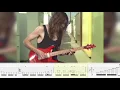 Paul Gilbert Intense Rock II Outro SHRED Solo Guitar Tab