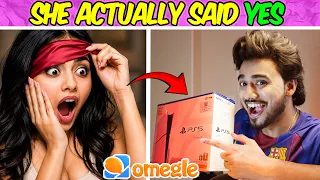 OMEGLE but she Purposed me || Gifted PS5 on Omegle