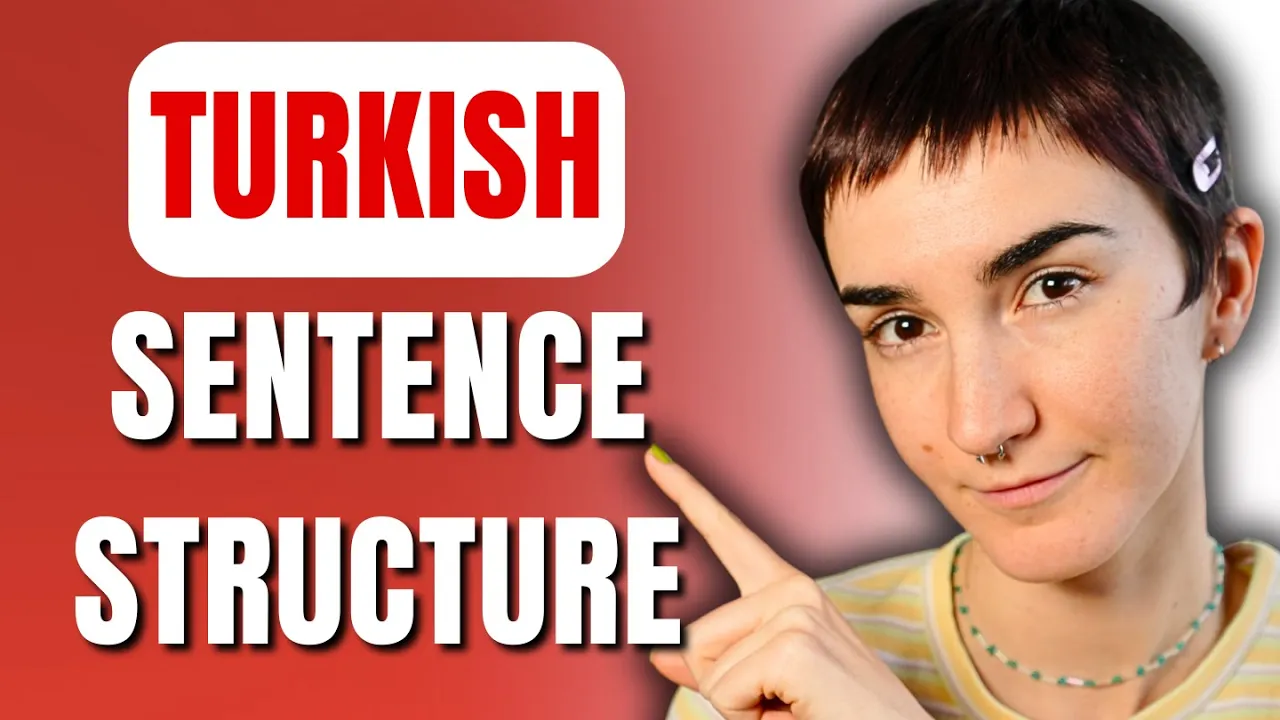 Basic Turkish Sentence Structure