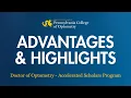 Doctor of Optometry - Accelerated Scholars Advantages Highlights