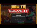 HOW to FIX the Mod crash - Minecraft FORGE