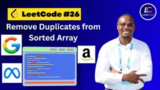 LeetCode 26 Remove Duplicates from Sorted Array Two-Pointer O 1 Space Python