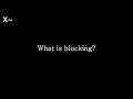 What is blocking in statistics