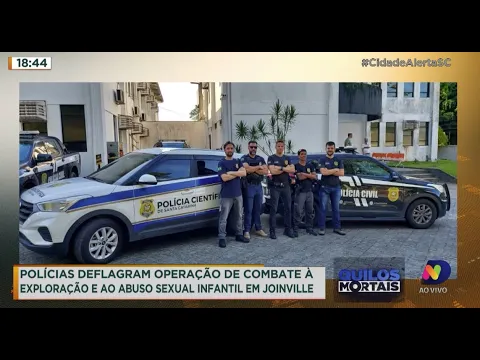 Polícias deflagram operação de combate à exploração e ao abuso sexual infantil em Joinville
