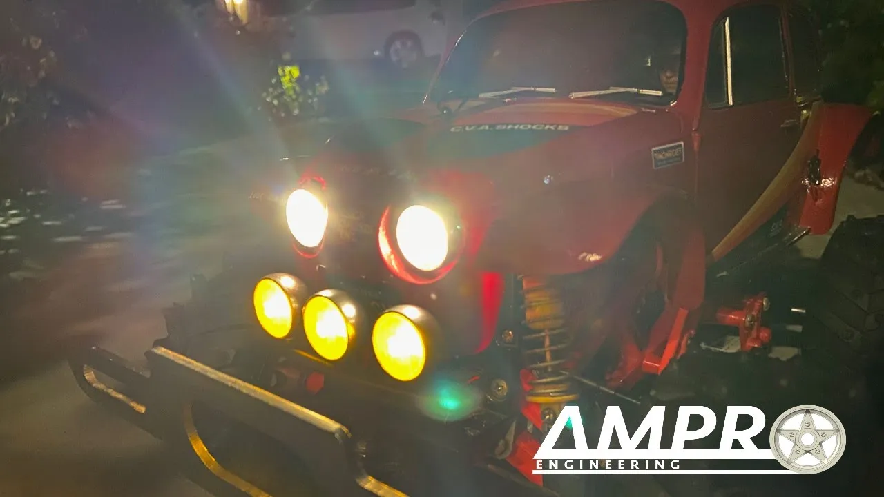 Tamiya Monster Beetle Aux. Lamp Brace and Mount