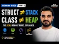 Struct vs Class The Real Memory Model Stack Heap ARC COW