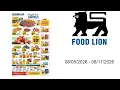 Food Lion Weekly Ad - 2026