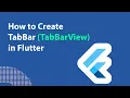 Creating Tabs using TabBar TabBarView flutter tutorial Flutter tutorial for beginners