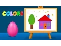 Learn Colors and Shapes with Coloring Pages - Colouring pages for Chiildren