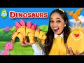 Dinosaurs Adventure with Ms Moni Dinosaur Eggs Colours Shapes Toddler Learning s