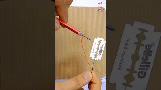 كيفية صنع مكواو لحام للحديد من قلم رصاص ابتكار اختراعات بسيطة كابتن اختراع 