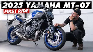 New 2025 Yamaha MT-07 First Ride Review Still Crazy Enough